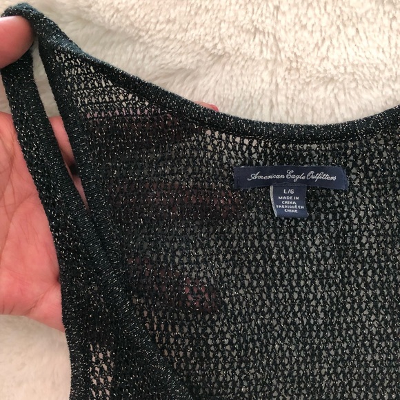 🦅 American Eagle Sparkling Black Tank - Picture 4 of 5